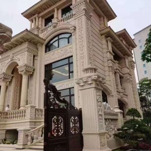江苏黄金麻别墅外墙异形定制