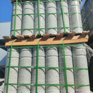 江苏挡车柱芝麻白 挡车石