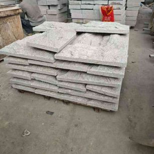 江苏芝麻白蘑菇石，自然面